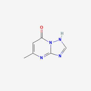 7-Hydroxy-5-methyl-1,3,4-triazaindolizine chemical structure (CAS 2503-56-2)
