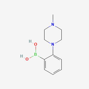 (2-(4-Methylpiperazin-1-yl)phenyl)boronic acid chemical structure (CAS 250383-80-3)
