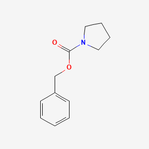 1-Cbz-pyrrolidine chemical structure (CAS 25070-74-0)