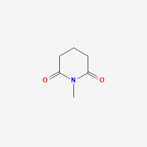 1-Methylpiperidine-2,6-dione chemical structure (CAS 25077-25-2)