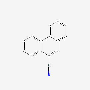 Phenanthrene-9-carbonitrile chemical structure (CAS 2510-55-6)