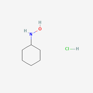 N-Cyclohexylhydroxylamine hydrochloride chemical structure (CAS 25100-12-3)