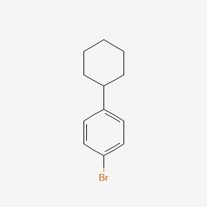 1-Bromo-4-cyclohexylbenzene chemical structure (CAS 25109-28-8)