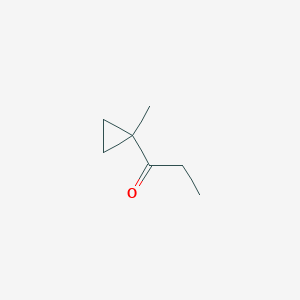 1-(1-Methylcyclopropyl)propan-1-one chemical structure (CAS 25111-31-3)