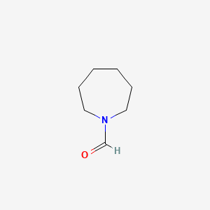 Azepane-1-carbaldehyde chemical structure (CAS 25114-81-2)