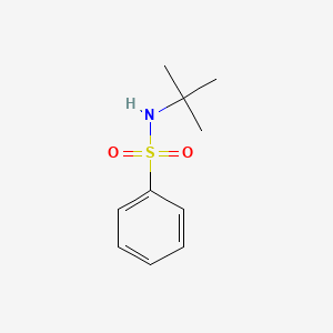 N-tert-Butylbenzenesulfonamide chemical structure (CAS 2512-24-5)