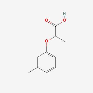 2-(m-Tolyloxy)propanoic acid chemical structure (CAS 25140-95-8)