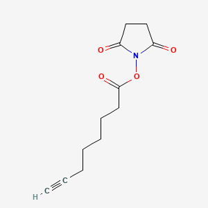 2,5-Dioxopyrrolidin-1-yl oct-7-ynoate chemical structure (CAS 2514946-87-1)