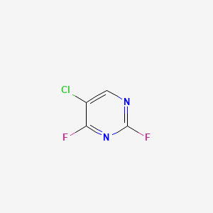 5-Chloro-2,4-difluoropyrimidine chemical structure (CAS 25151-07-9)