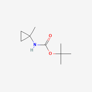 N-Boc-1-methylcyclopropanamine chemical structure (CAS 251661-01-5)