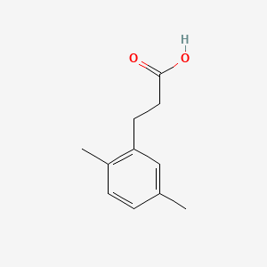 3-(2,5-Dimethylphenyl)propionic acid chemical structure (CAS 25173-75-5)
