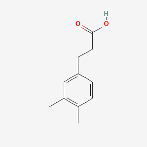 3-(3,4-Dimethylphenyl)propanoic acid chemical structure (CAS 25173-76-6)