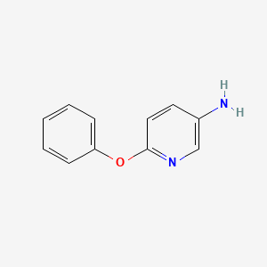 6-Phenoxypyridin-3-amine chemical structure (CAS 25194-67-6)