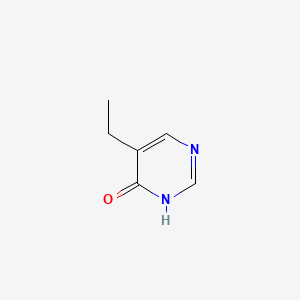 5-Ethylpyrimidin-4-ol chemical structure (CAS 25198-98-5)