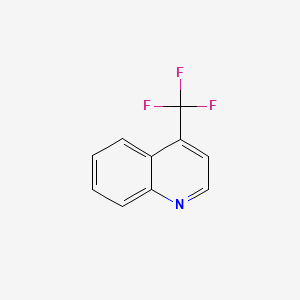 4-(Trifluoromethyl)quinoline chemical structure (CAS 25199-77-3)