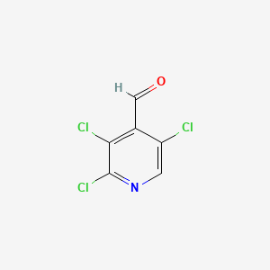2,3,5-Trichloroisonicotinaldehyde chemical structure (CAS 251997-31-6)