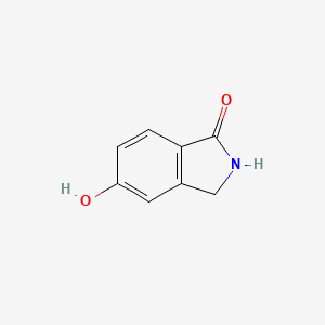 5-Hydroxyisoindolin-1-one chemical structure (CAS 252061-66-8)