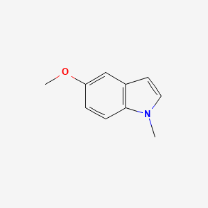 5-Methoxy-1-methyl-1H-indole chemical structure (CAS 2521-13-3)