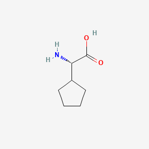 H-Cyclopentyl-Gly-OH chemical structure (CAS 2521-84-8)