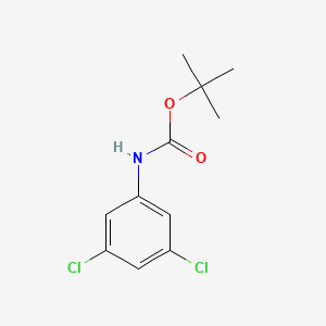 tert-Butyl (3,5-dichlorophenyl)carbamate chemical structure (CAS 25216-60-8)