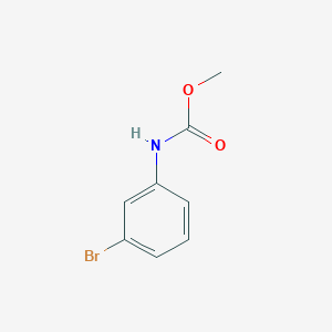 Methyl (3-bromophenyl)carbamate chemical structure (CAS 25216-72-2)