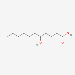 5-Hydroxyundecanoic acid chemical structure (CAS 25235-82-9)