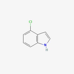 4-Chloroindole chemical structure (CAS 25235-85-2)