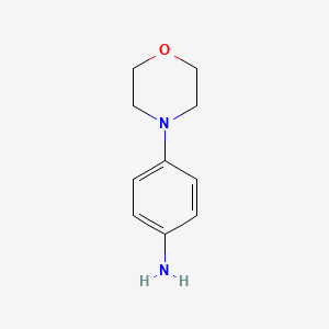 4-Morpholinoaniline chemical structure (CAS 2524-67-6)