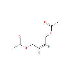(Z)-But-2-ene-1,4-diyl diacetate chemical structure (CAS 25260-60-0)