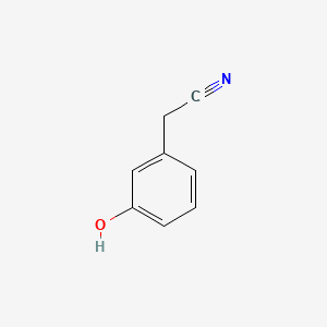 2-(3-Hydroxyphenyl)acetonitrile chemical structure (CAS 25263-44-9)
