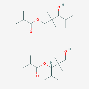 2,2,4-Trimethyl-1,3-pentanediol 1-monoisobutyrate chemical structure (CAS 25265-77-4)