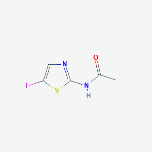 N-(5-Iodothiazol-2-yl)acetamide chemical structure (CAS 252662-43-4)