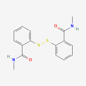 2,2'-Disulfanediylbis(N-methylbenzamide) chemical structure (CAS 2527-58-4)