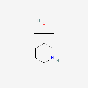 2-(Piperidin-3-yl)propan-2-ol chemical structure (CAS 252723-21-0)