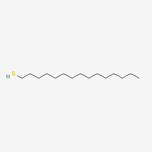 Pentadecane-1-thiol chemical structure (CAS 25276-70-4)