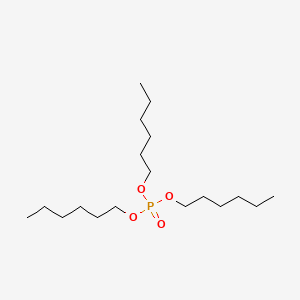Trihexyl phosphate chemical structure (CAS 2528-39-4)