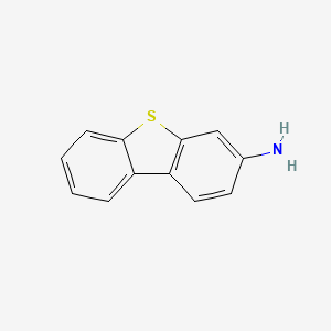 Dibenzo[b,d]thiophen-3-amine chemical structure (CAS 25288-76-0)