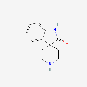 Spiro[indoline-3,4'-piperidin]-2-one chemical structure (CAS 252882-61-4)