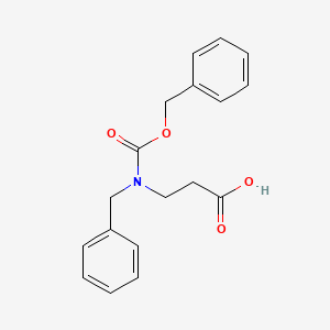 N-Benzyl-N-Cbz-beta-alanine chemical structure (CAS 252919-08-7)