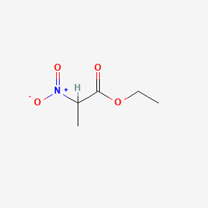 Ethyl 2-nitropropanoate chemical structure (CAS 2531-80-8)