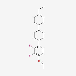 trans,trans-4-(4-Ethoxy-2,3-difluorophenyl)-4'-ethyl-1,1'-bi(cyclohexane) chemical structure (CAS 253199-08-5)