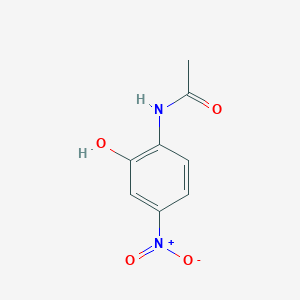 N-(2-Hydroxy-4-nitrophenyl)acetamide chemical structure (CAS 25351-89-7)