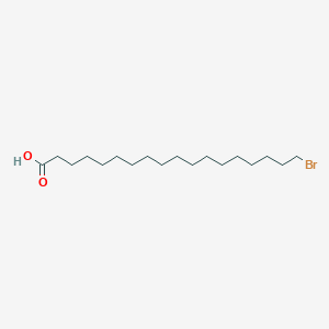 18-Bromooctadecanoic acid chemical structure (CAS 2536-38-1)