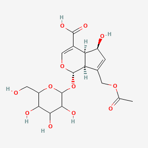 Asperulosidic acid chemical structure (CAS 25368-11-0)