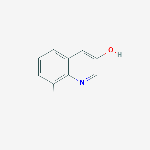 8-Methylquinolin-3-ol chemical structure (CAS 25369-30-6)
