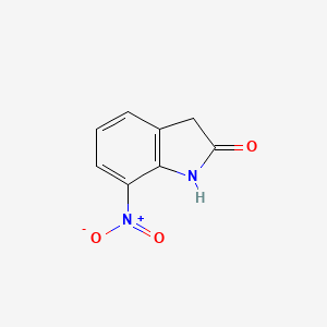 7-Nitroindolin-2-one chemical structure (CAS 25369-31-7)