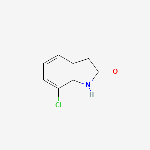 7-Chloroindolin-2-one chemical structure (CAS 25369-33-9)