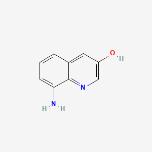 8-Aminoquinolin-3-ol chemical structure (CAS 25369-38-4)