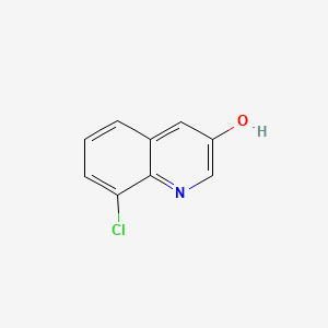 8-Chloroquinolin-3-ol chemical structure (CAS 25369-39-5)