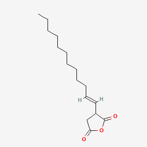 Dodecenylsuccinic anhydride chemical structure (CAS 25377-73-5)